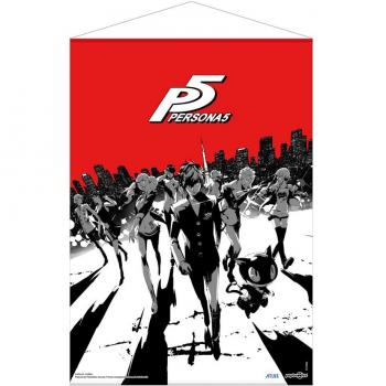 Póster Tela Enrollable Persona 5 Grupo, 50 x 70 cm