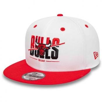 New Era Unisex Adjustable Chicago Bulls Cap - White - Size S/M