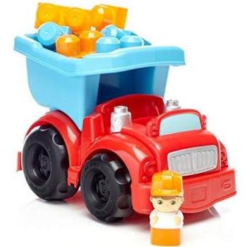 Mega Bloks- Camión de Carga, Juego de Bloques de construcción, Multicolor