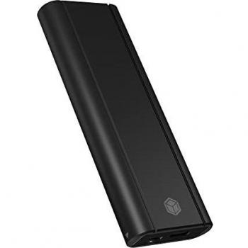 Icy Box IB-1807MT-C31 NVMe SSD Enclosure with USB 3.2 Gen2 Type-C/Type-A, M.2 22x30/42/60/80, Aluminium Caddy, Write Protection - UK-Wide Next Business Day Delivery