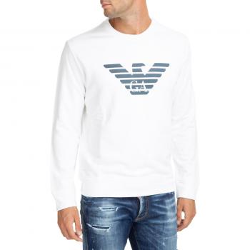Emporio Armani Men's White Sweatshirt Size L