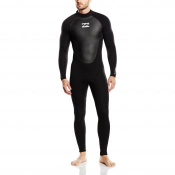 Billabong Intruder 5 x 4 BZ hombre manga larga alto traje, hombre, color Negro - negro, tamaño mediano