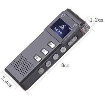 GRABADORA DE VOZ Y MP3 DIGITAL SATYCON 8GB MICROSD