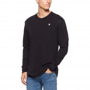 G-STAR RAW Motac-x R T L/s, Camisa Manga Larga para Hombre, Negro