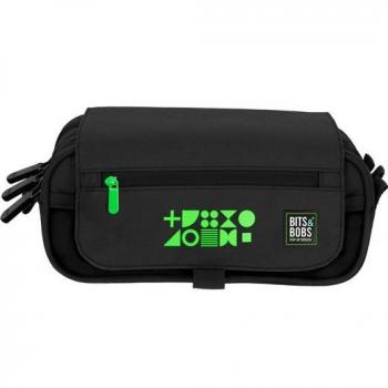 Portatodo Triple Organizador con Solapa Verde Flúor