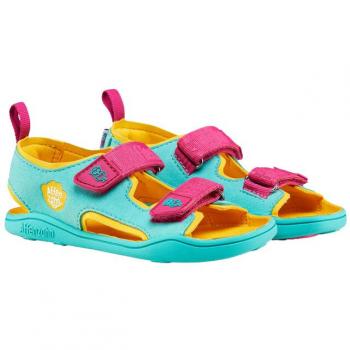 Sandalias infantiles Vegan Airy Búho Turquesa 28