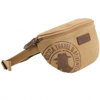 Coronel Tapiocca Riñonera Hombre estilo Explorer color Marrón  7 x 14 x 27 cm