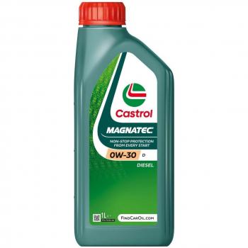Aceite de motor CASTROL Magnatec 0W-30 D 1L para OPEL, FORD y RENAULT