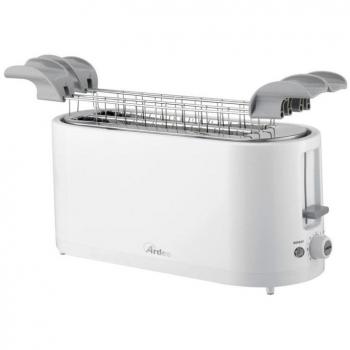 Tostadora Ardes ARTOAST02 1300W - Tostador de 4 rebanadas con 7 niveles de dorado y pinzas de acero, color blanco