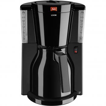Cafetera de Filtro Melitta Look IV Termo Negra 12 Tazas Semi-Automática