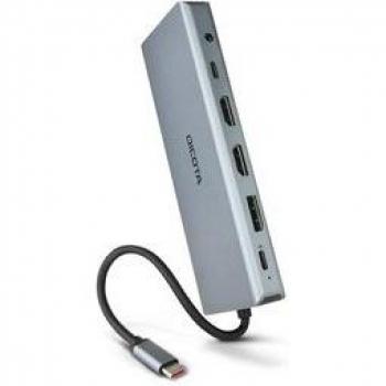 Dicota Docking Station USB-C 13-en-1 con 4K HDMI/DP y PD 100W