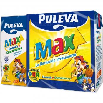 Puleva MAX Leche Crecimiento y Desarrollo, 3 x 200ml
