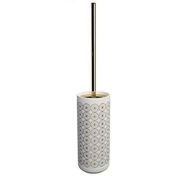 EQUILIBRIUM ESCOBILLERO SUELO CIRCLE BLANCO BRILLO- ORO