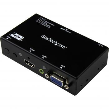 Startech 2 x 1 HDMI and VGA to HDMI Converter Switch with Automatic and Priority Switching