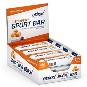 Etixx Recovery Sport Bar, Sabor a Caramelo - 12 Barritas