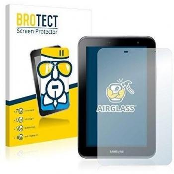 BROTECT Protector Pantalla Cristal Compatible con Samsung Galaxy Tab 2 7.0 Protector Pantalla Vidrio - Dureza Extrema, Anti-Huellas, AirGlass