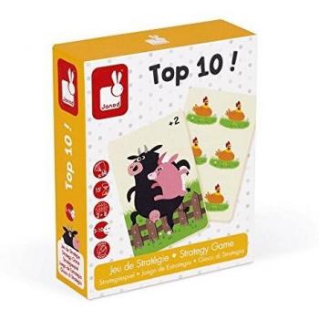 Janod Juego de Estrategia Top 10, Multicolor