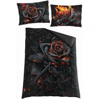 Spiral Gothic Bed Set - Burnt Rose - Unisex - Multicolor
