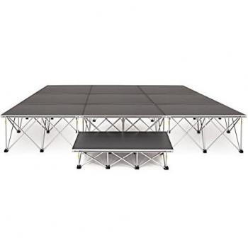 Kit de Escenario Portátil 3m x 3m con Altura de 40cm - Gear4music