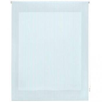 Estor Enrollable Premium Rayas Turquesa 160x250 cm - Elegante y Práctico para Ventanas