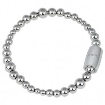 Pulsera BREIL MAGNETIC SYSTEM para mujer en color plata, talla 19, sin piedras - Mod. TJ2932