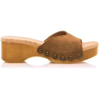 Sandalias de tacón Elois Marrón Mustang