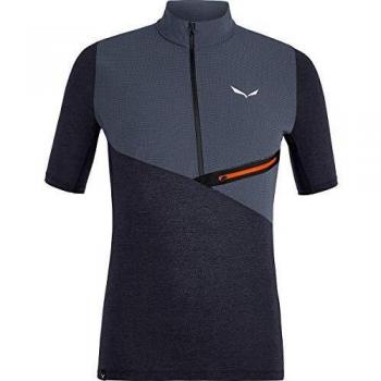 Salewa Agner Hybrid Dry - Camiseta funcional para hombre, color azul marino, tamaño medium