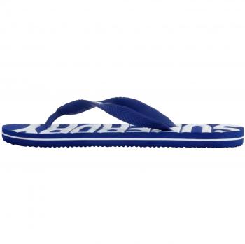 Chanclas Superdry para hombre Vintage Logo azul Vegan