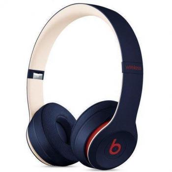 Beats By Dr. Dre Solo3 Wireless Noise-Cancelling Headphones with Microphone - Navy Blue
