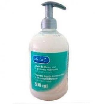 Alvita Jabón de Manos con 1/4 de Crema Hidratante 500ml