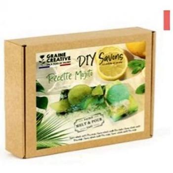 Kit DIY Jabón Mojito - Graine Créative - Receta para Niños y Adultos - Color Beige