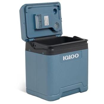 Nevera eléctrica portátil IGLOO-IE30DC - 12 V - Azul moderno - 26 L