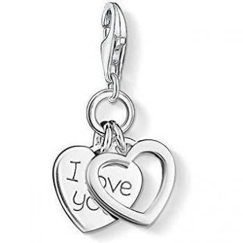 Thomas Sabo - Charm con Cierre para Mujer de Plata de Ley 925/1000