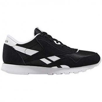 Zapatillas Reebok CL Nylon Niño Negro/Blanco