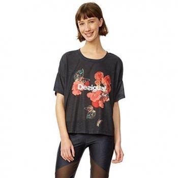 Desigual TS Scarlet Blo 5189 Camisetas, Mujer, Turquesa