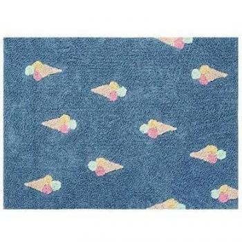 Happy Decor Kids -Alfombra Lavable Ice Cream 100% Algodón Natural -Multicolor- 120x160 cm