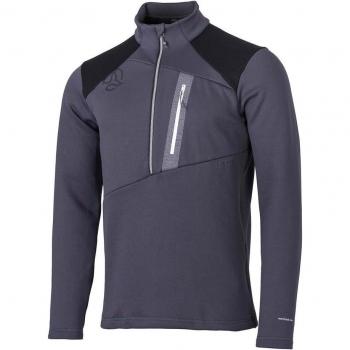 Camiseta de hombre Ternua Ruvik 1/2 Zip M - Forro polar gris oscuro