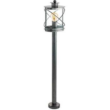 Eglo Lámpara de Pie Hilburn 1, E27, 60 watts, Negro, 20 x 13.5 x 19 cm