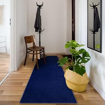 Alfombra de Pasillo Eton 898 Azul Oscuro 60x200 cm