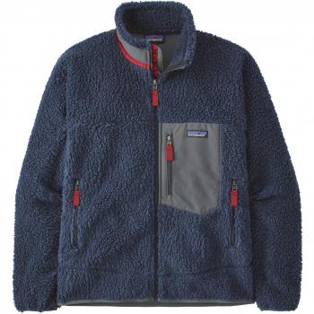 Patagonia Men's Classic Retro-X Fleece Jacket New Navy w/Wax Red Size: S