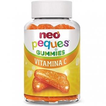 Neo Peques | Gummies Vitamina C 30 Unidades | Para Fortalecer el Sistema Inmunitario | Tomar 1 o 2 al día | Para Mayores de 3 años | Caramelo Masticable Infantil con Delicioso Sabor a Naranja