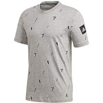 adidas Mhe tee GFX 2 Camiseta, Hombre, Gris