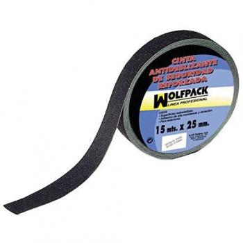 Wolfpack 14060305 Cinta Antideslizante Negra 15m x 50mm
