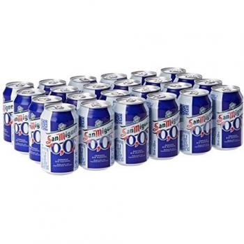 San Miguel Cerveza Sin Alcohol - Paquete de 24 x 330 ml - Total: 7920 ml