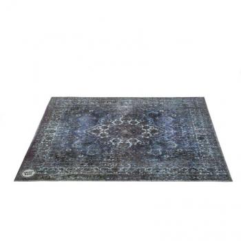 Vintage Persian Drum Rug Blue 185 x 160cm Non-Slip