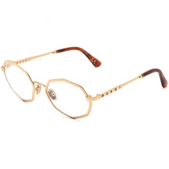 Marni Pulpit Rock Optical Oro 5O5 Men's Eyeglasses Gold Size 55 - Blue Light Block Available