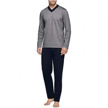 Impetus - Pijama alto a rayas azul marino S