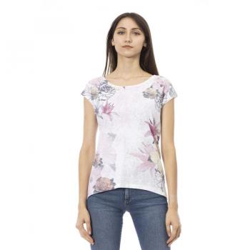 Trussardi Action White Cotton Tops & T-Shirt - L