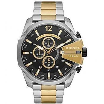 Diesel Men's Mr. Daddy 2.0 Chronograph, Black-Tone Stainless Steel Watch, DZ7460