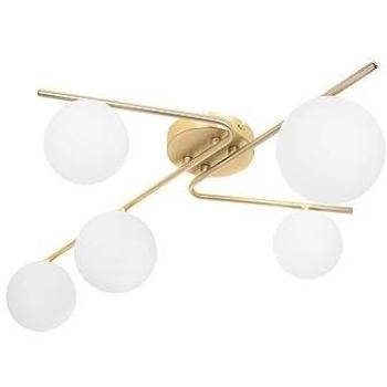Plafón Analu 5xG9 79x49x17cm Oro/Blanco